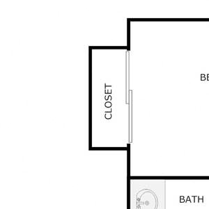Two Bed 1 Bath F
