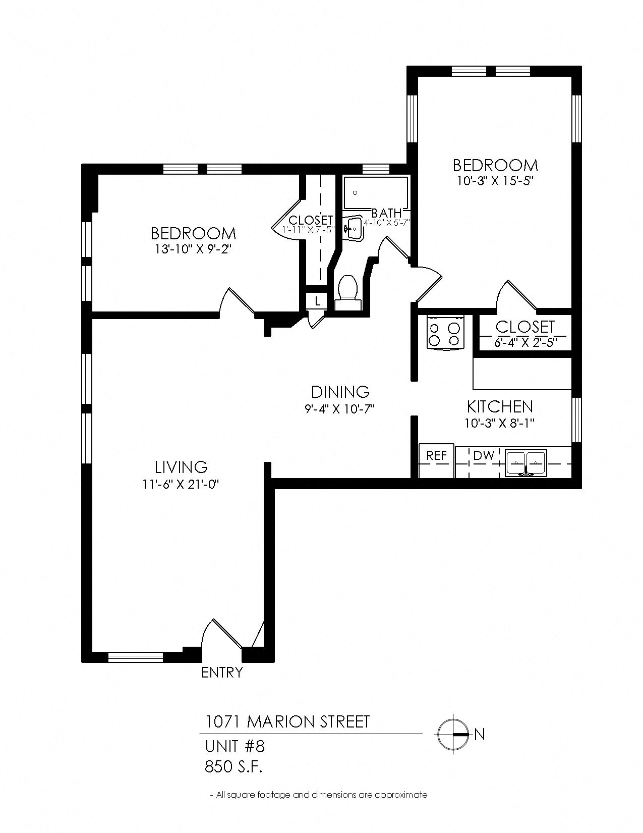 2 bedroom for rent in denver