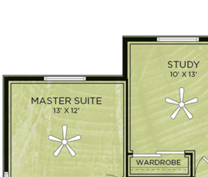 1 Bedroom 1 Bathroom Floor Plan