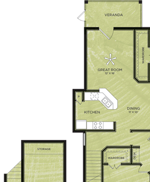 3 Bedroom 2 Bathroom Floor Plan