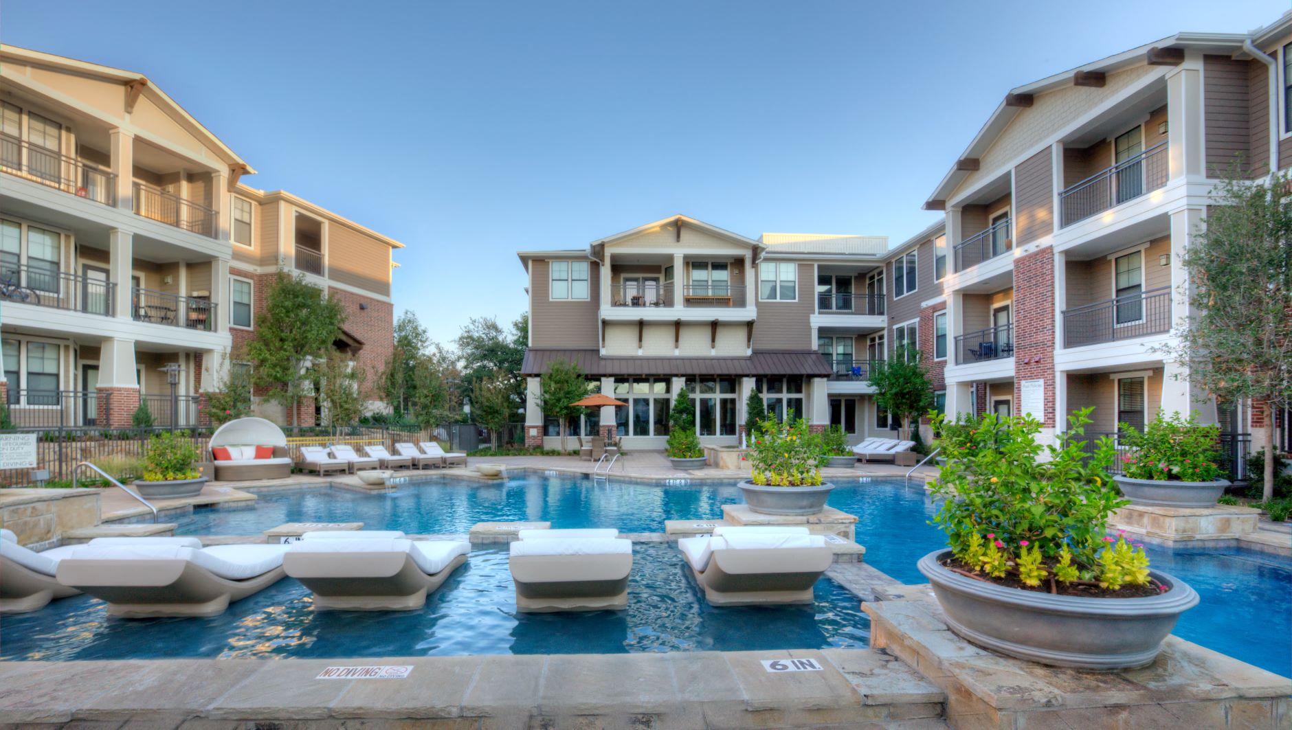 resort style pool