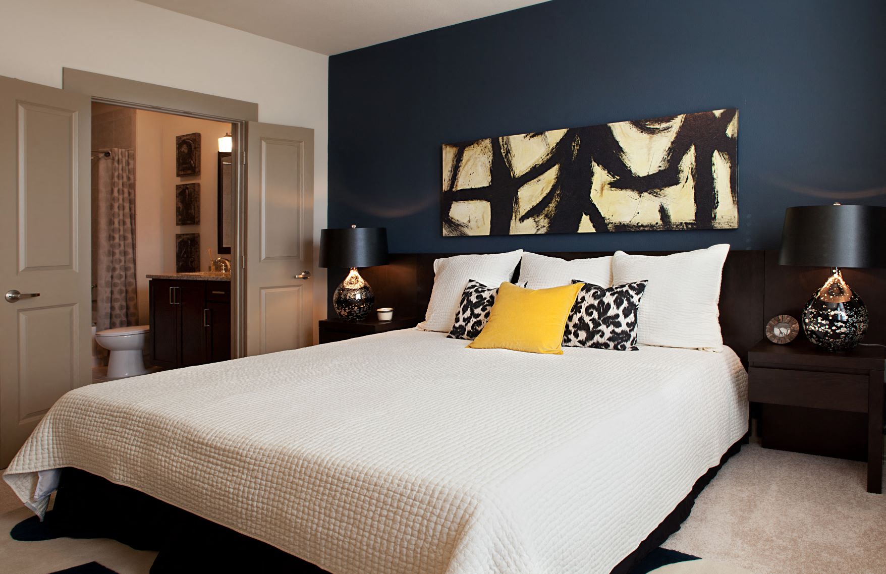 model unit bed room