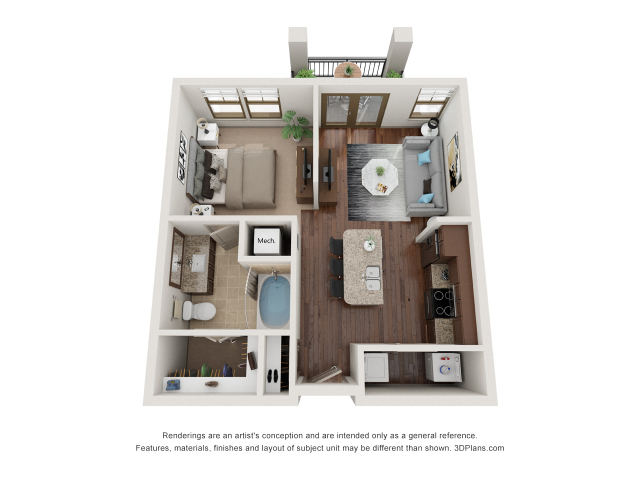 e1 floor plan