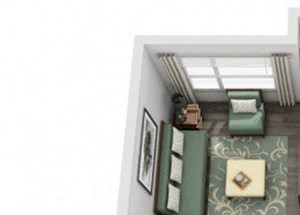 Floorplan Photos Gallery A1 Everlee 3D 1 bedroom floor plan