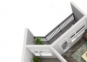 A3 Everlee 3D 1 bedroom floor plan