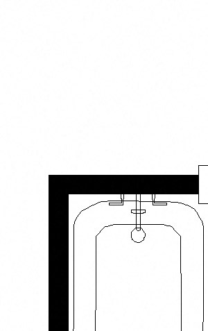 Studio floor plan for First Street Manor Apartments