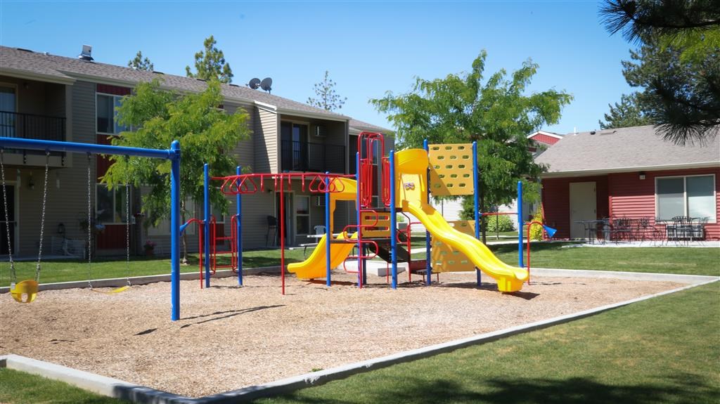 our playground is in front of our apartments