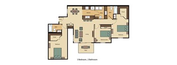 3 Bed 2 Bath