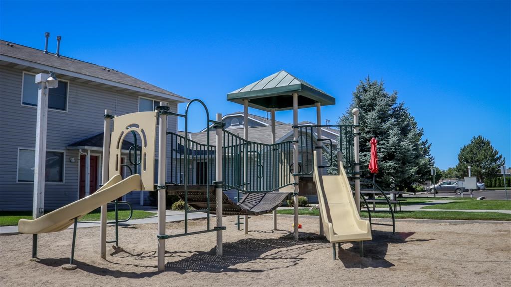 our apartments have a playground for your kids to play