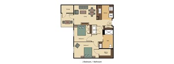 2 Bed 1 Bath