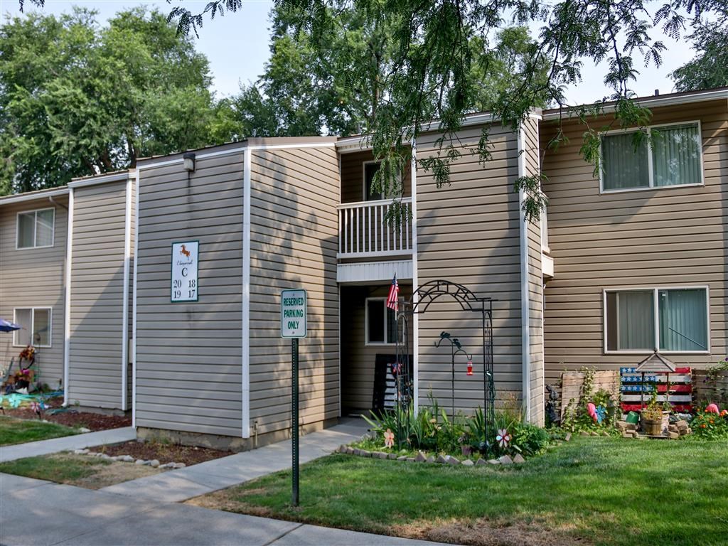 the building where the apartment is located