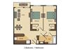 2 Bed 1 Bath