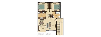 2 Bed 1 Bath