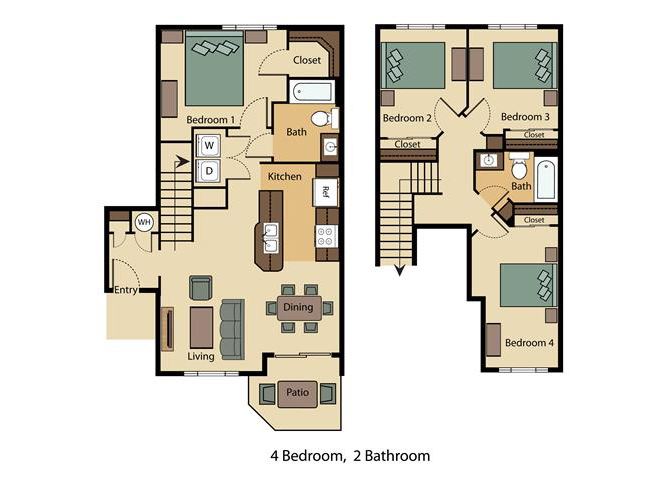 4 Bed 2 Bath