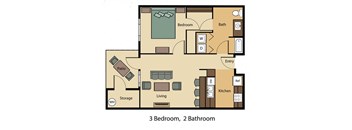 1 Bed 1 Bath