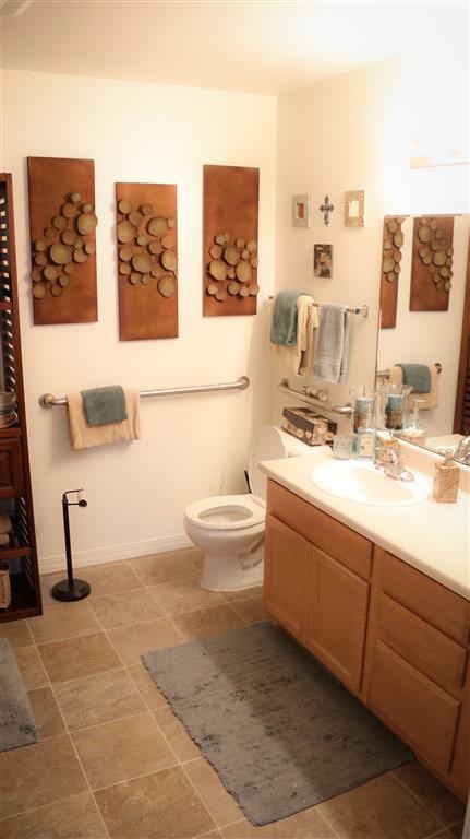 a bathroom with a sink and a toilet