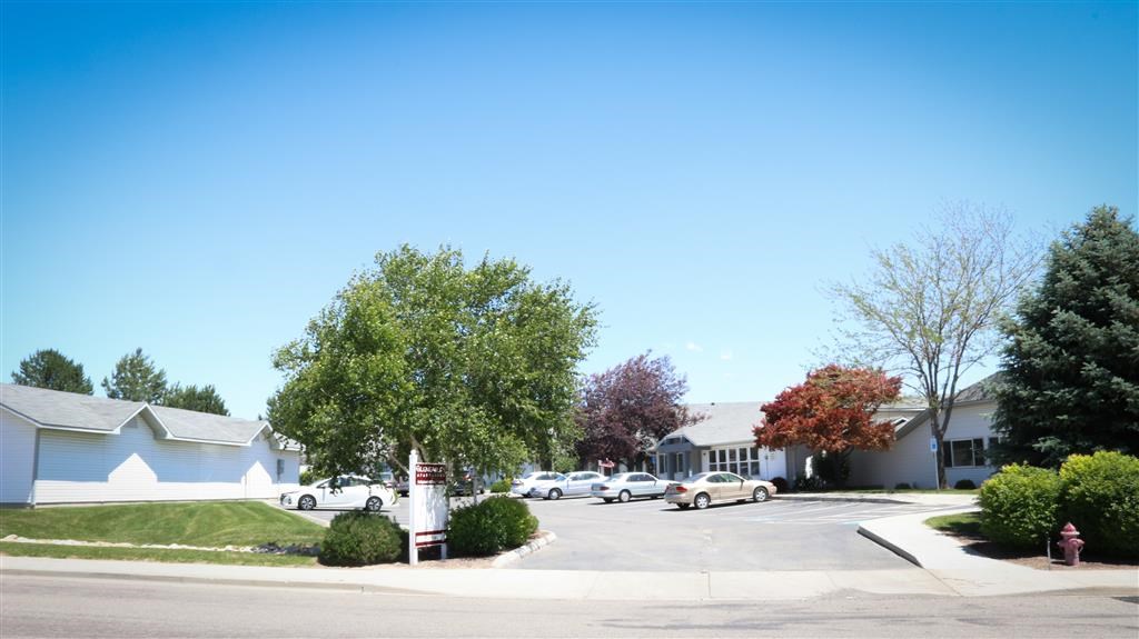 a street with cars parked in front of houses