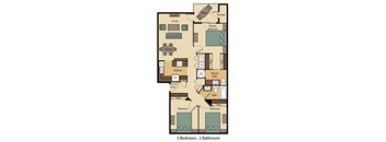 3 Bed 2 Bath