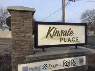 a sign on the side of a building