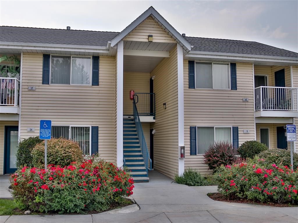 the building in which the apartments are located