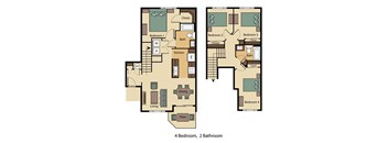 4 Bed 2 Bath