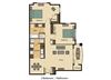 2 Bed 1 Bath