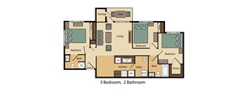 3 Bed 2 Bath