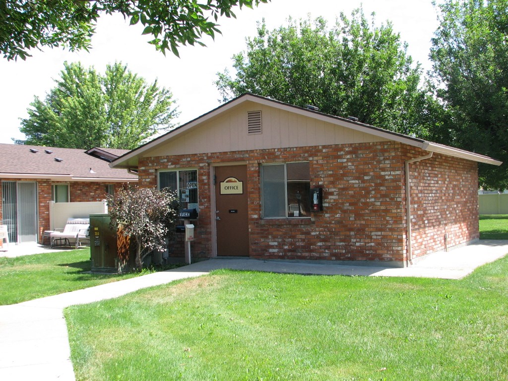 our office is in the corner of our house