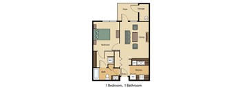1 Bed 1 Bath