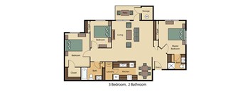 3 Bed 2 Bath