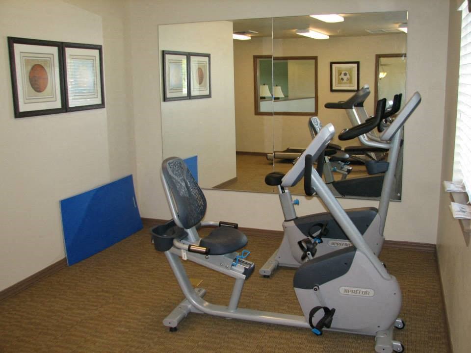 the gym in our new office is clean and ready for residents to use