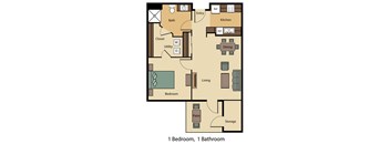 1 Bed 1 Bath