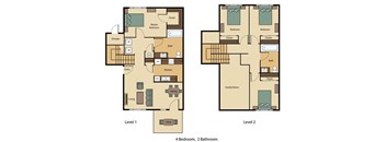 4 Bed 2 Bath