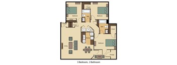 3 Bed 2 Bath