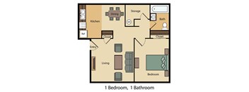 1 Bed 1 Bath