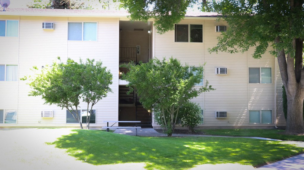 the building where the apartment is located