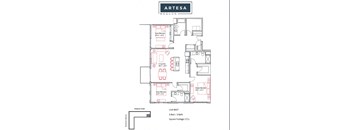 1711sqft 3 Bedroom w/Balcony