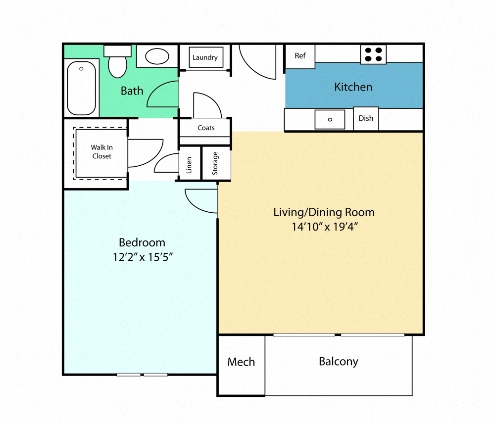One Bedroom Clover