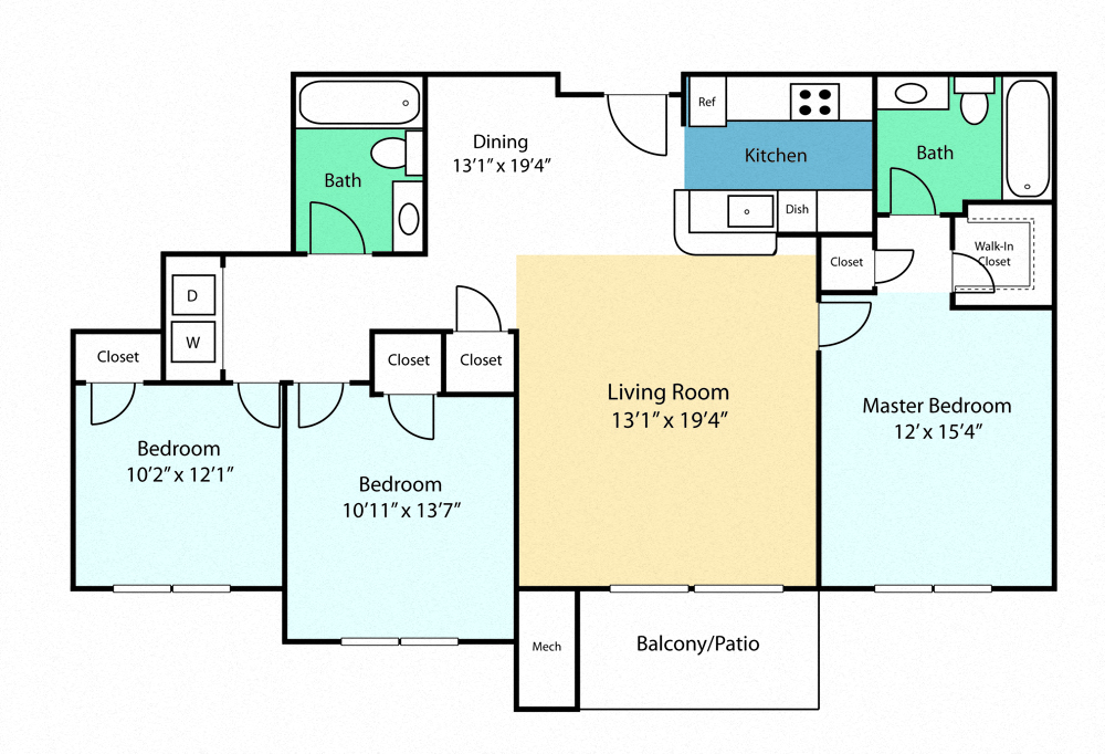 Three Bedroom Sage