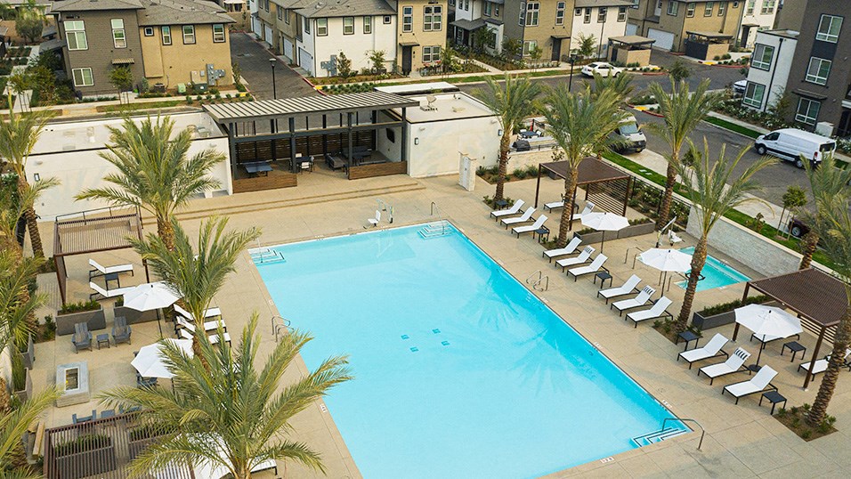 Aerial View of the Pool