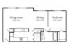 1 Bedroom 1 Bath Premium