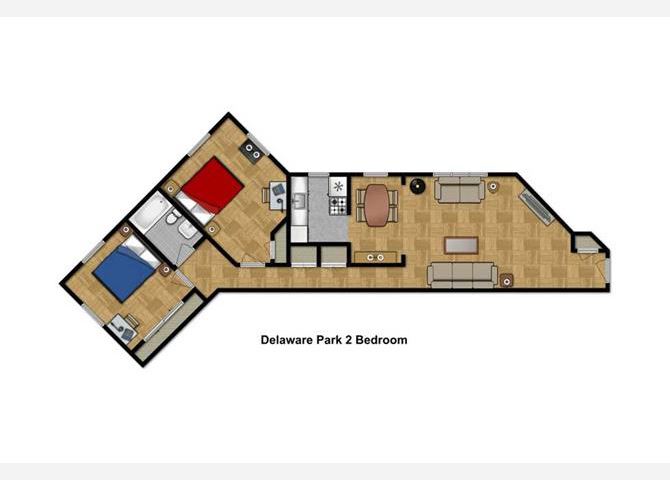 2 Bedroom 1 Bath