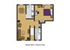 1 Bedroom 1 Bath w/ Dining Room