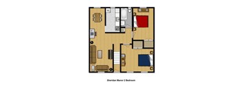 2 Bedroom 1 Bath