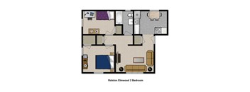 2 Bedroom 1 Bath