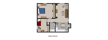 2 Bedroom 1 Bath