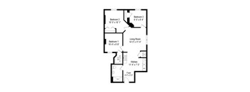 3 BEDROOM - 1 BATHROOM