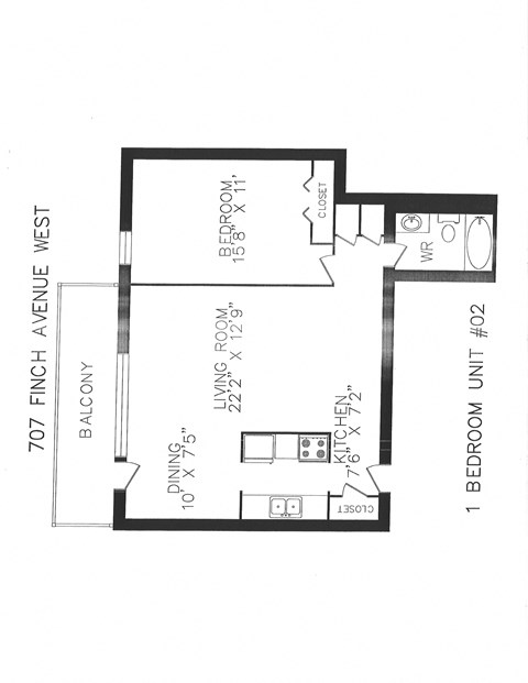 707 & 711 Finch Avenue West 1 Bed Apartment for Rent - Photo Gallery 17