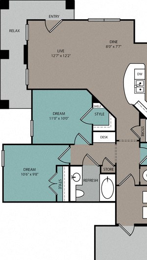 thc1l THC1L 3B Lower Townhome 1C Garage