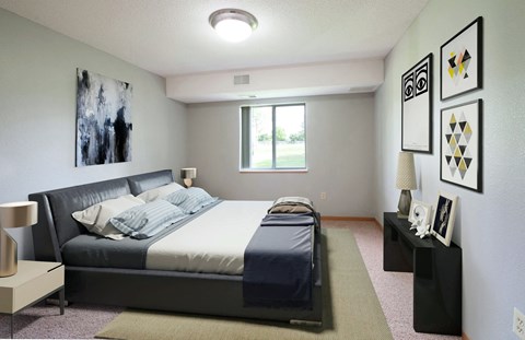 Essex Park_Model Apartment Bedroom